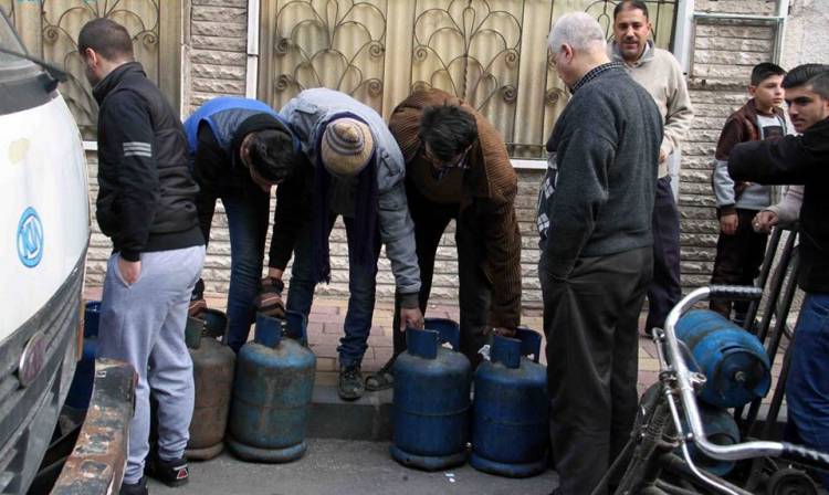 مصدر : نقص جديد في كميات الغاز الموزعة نتيجة العاصفة القطبية